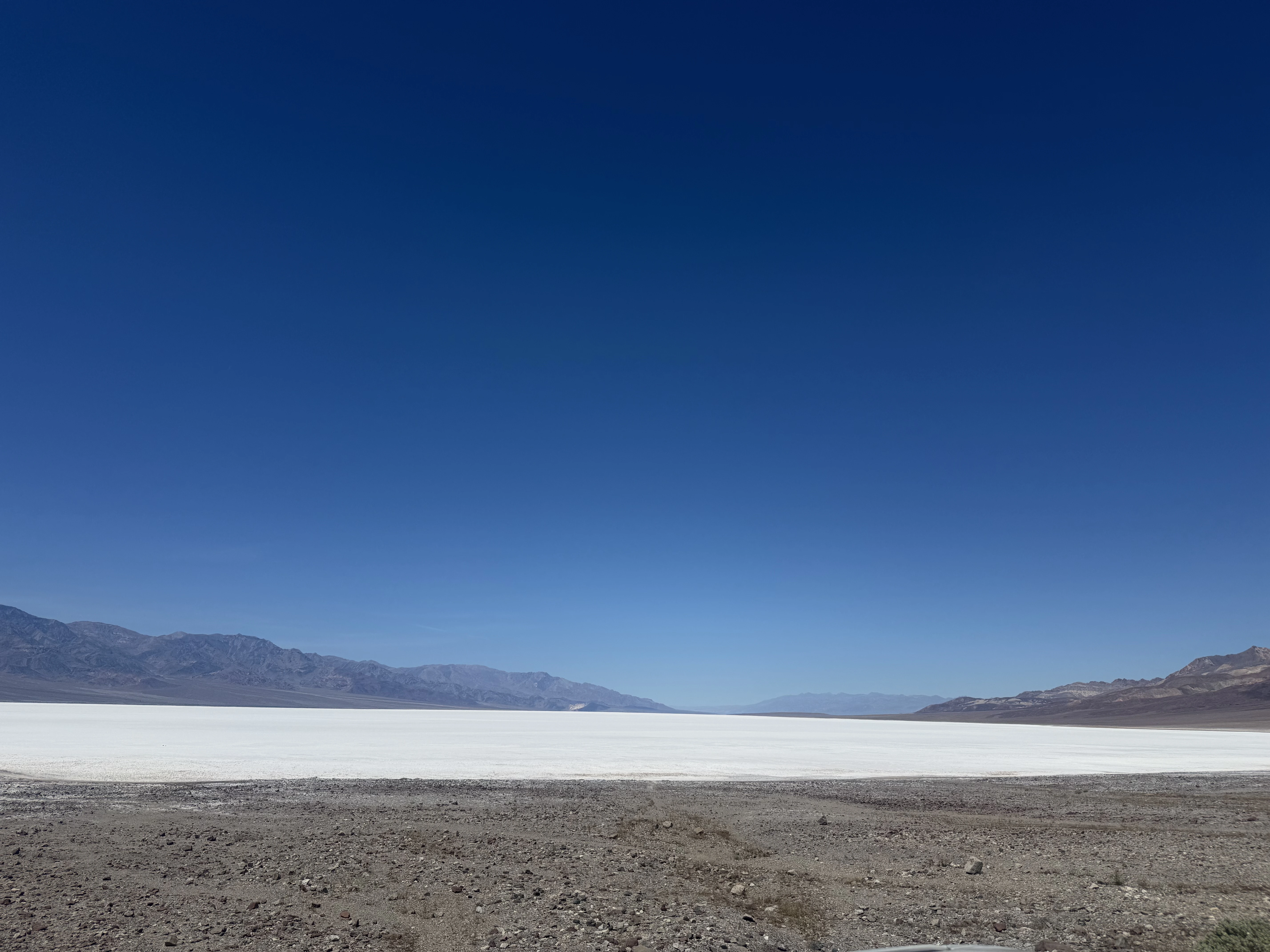 Salt flats at Badwater Basin
